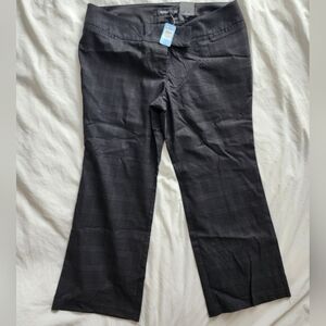 Torrid Slimboot Black Grid Plaid 22 Short Nwt